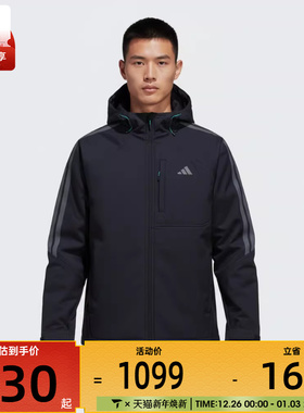 adidas阿迪达斯男子TH SOFTSHELL JK运动健身夹克外套KR2498