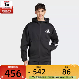 adidas阿迪达斯男子M FZ运动健身夹克外套JD5984 Z.N.E.