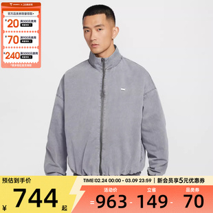 NIKE耐克男子德文布克篮球运动训练梭织立领夹克外套IF1549-010