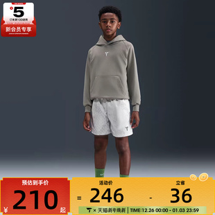 100 IB7082 NIKE耐克男大童科比蛇纹印花运动休闲五分裤 短裤