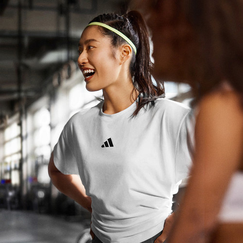 adidas阿迪达斯女子Power Tee运动休闲短袖T恤JX1194