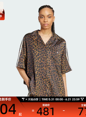 adidas阿迪达斯三叶草女子STN SHIRT运动休闲短袖衬衫KA2678