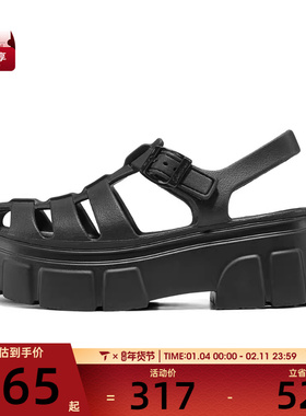 SKECHERS斯凯奇女子FOAMIES运动休闲凉鞋111617-BBK