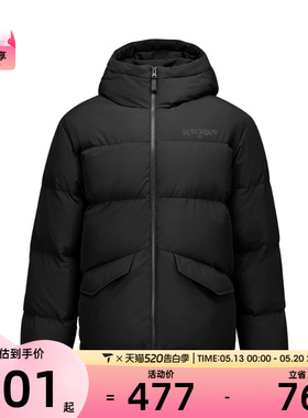 SKECHERS斯凯奇男女运动休闲羽绒服L425U036-0018