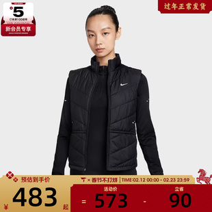 NIKE耐克女子保暖运动跑步休闲棉服马甲HV2656-010