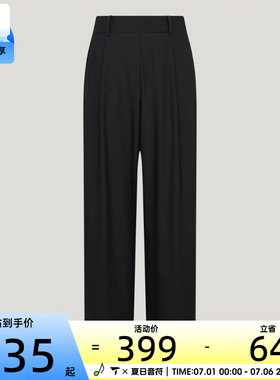 adidas阿迪达斯女子黑色直筒宽松休闲运动裤KX0226