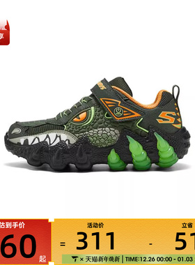 SKECHERS斯凯奇大童SKECHERS BOYS运动休闲鞋400121L-OLV