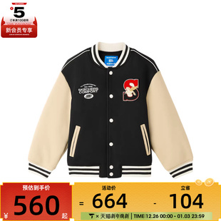 SKECHERS斯凯奇大童运动休闲棉衣L126B014 0018