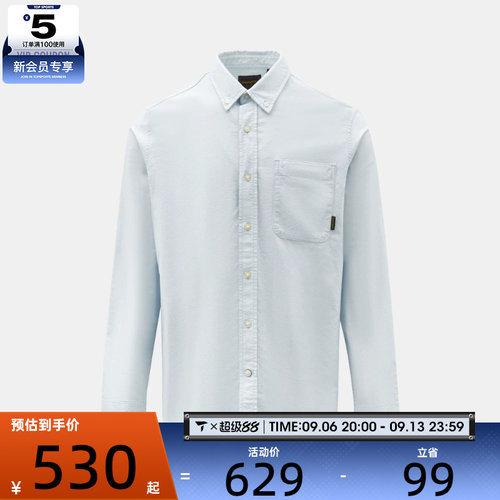 滔搏丨Timberland添柏岚男子运动休闲长袖衬衫A5TDP-B02
