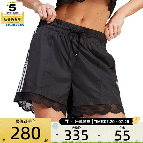 adidas阿迪达斯三叶草女子3 STRIPE SHORT运动休闲短裤II5605