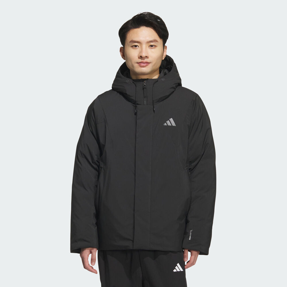 adidas阿迪达斯男子户外运动保暖连帽羽绒服外套KC2509