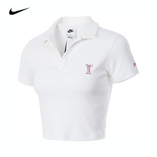 100 HJ6852 NIKE耐克女子AS OPP1运动POLO衫 POLO NSW TOP