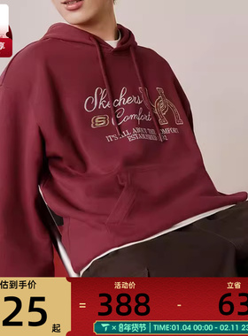 马年系列丨SKECHERS斯凯奇男女运动休闲套头衫卫衣L126U006-02WW