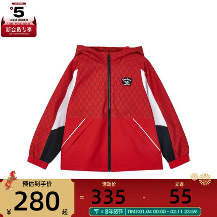 SKECHERS斯凯奇大童运动健身夹克外套L124B014-03L7