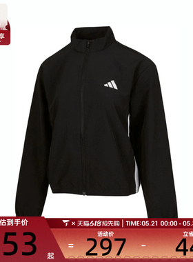 adidas阿迪达斯女子TE 3S WOVEN JKT运动健身夹克外套JD6539