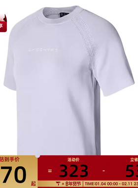 SKECHERS斯凯奇女子运动休闲短袖T恤P324W010-02N4