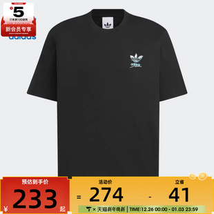 adidas阿迪达斯三叶草男子GRFX T恤KD1838 TEE运动休闲短袖