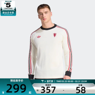 T恤JZ2235 LS运动休闲长袖 adidas阿迪达斯男子MUFC