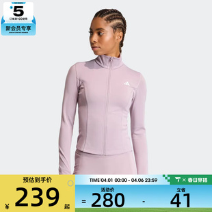 THRU JKT运动健身夹克外套KF8551 adidas阿迪达斯女子WE