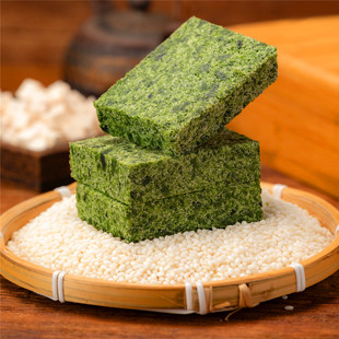 杨先生艾草茯苓糕健康老人零食糕点米糕代餐药食同源低甜无糖精