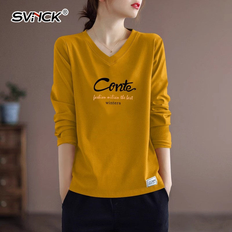 纯棉长袖t恤女装宽松大码2025秋季新款洋气减龄胖mm显瘦上衣打底