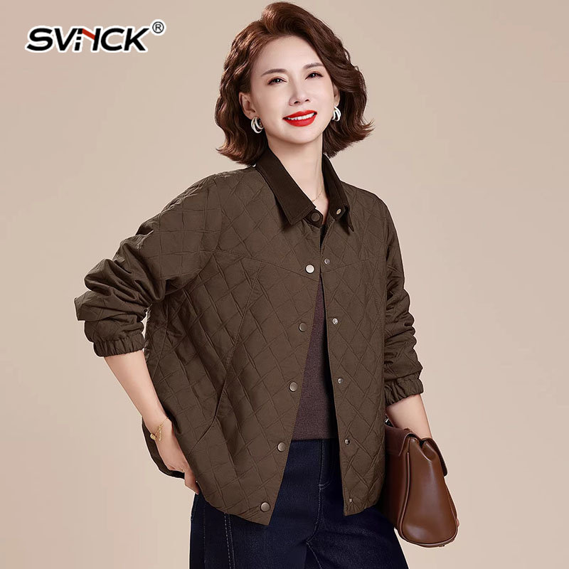 时尚妈妈春装洋气外套2026新款中年女士春秋季大码休闲短款上衣