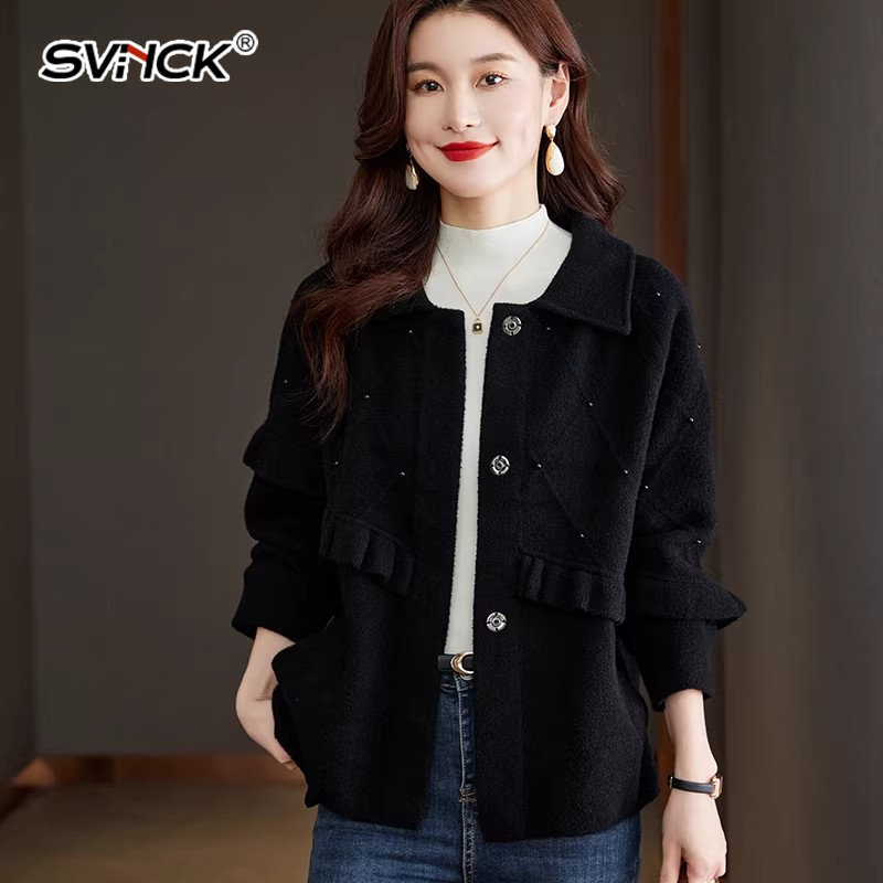 气质翻领短外套女款新款设计感宽松遮肉时尚女装韩版百搭开衫,女装/女士精品,短外套,淘宝优惠券,粉丝福利购,淘宝优惠卷