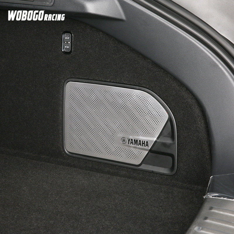 适用于21-25款极氪001仪表台后备箱音响盖车顶顶棚麦克风装饰贴