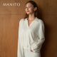 MANITO 女士针织保暖秋冬毛巾料家居服套装 曼尼陀New Signature