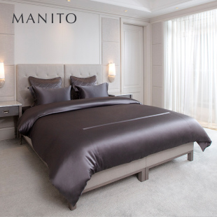 床品多件套 22真丝四件套桑蚕丝床单床笠款 曼尼陀The MANITO