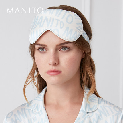 MANITO/曼尼陀Script真丝眼罩桑蚕丝舒适遮光透气柔软