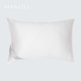 单只装 曼尼陀蚕丝枕头桑蚕丝填充枕芯 MANITO