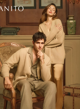 MANITO/曼尼陀Wunder 针织开衫山羊绒羊毛桑蚕丝男女同款上衣V领