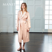 MANITO Terry真丝睡袍桑蚕丝睡衣家居服 曼尼陀Silk