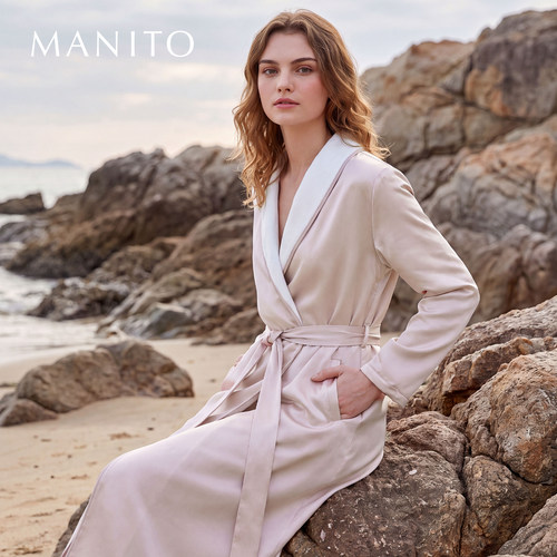 MANITO/曼尼陀真丝睡袍