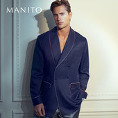 MANITO 曼尼陀Sikar雪茄服绵羊毛真丝桑蚕丝舒适