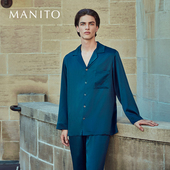 MANITO 简约家居服 刺绣睡衣套装 曼尼陀Remington 男士