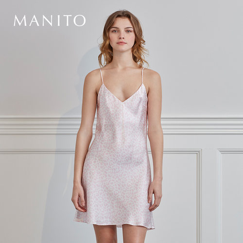 MANITO/曼尼陀吊带睡裙桑蚕丝