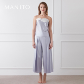 桑蚕丝家居服舒适 真丝睡裤 MANITO 曼尼陀Camellia睡裤