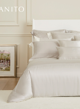 MANITO/曼尼陀Ripple 床单床笠真丝四件套精致舒适亲肤桑蚕丝床品