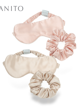 MANITO/曼尼陀 Bestie闺蜜礼盒桑蚕丝眼罩蚕丝粗发圈送礼生日礼物