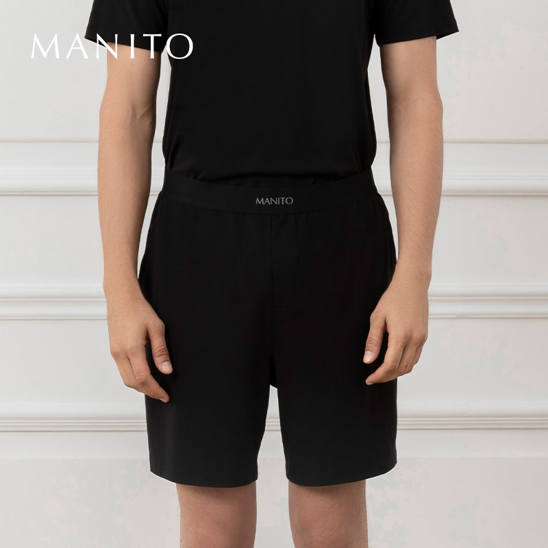 manito曼尼陀男士桑蚕丝家居裤