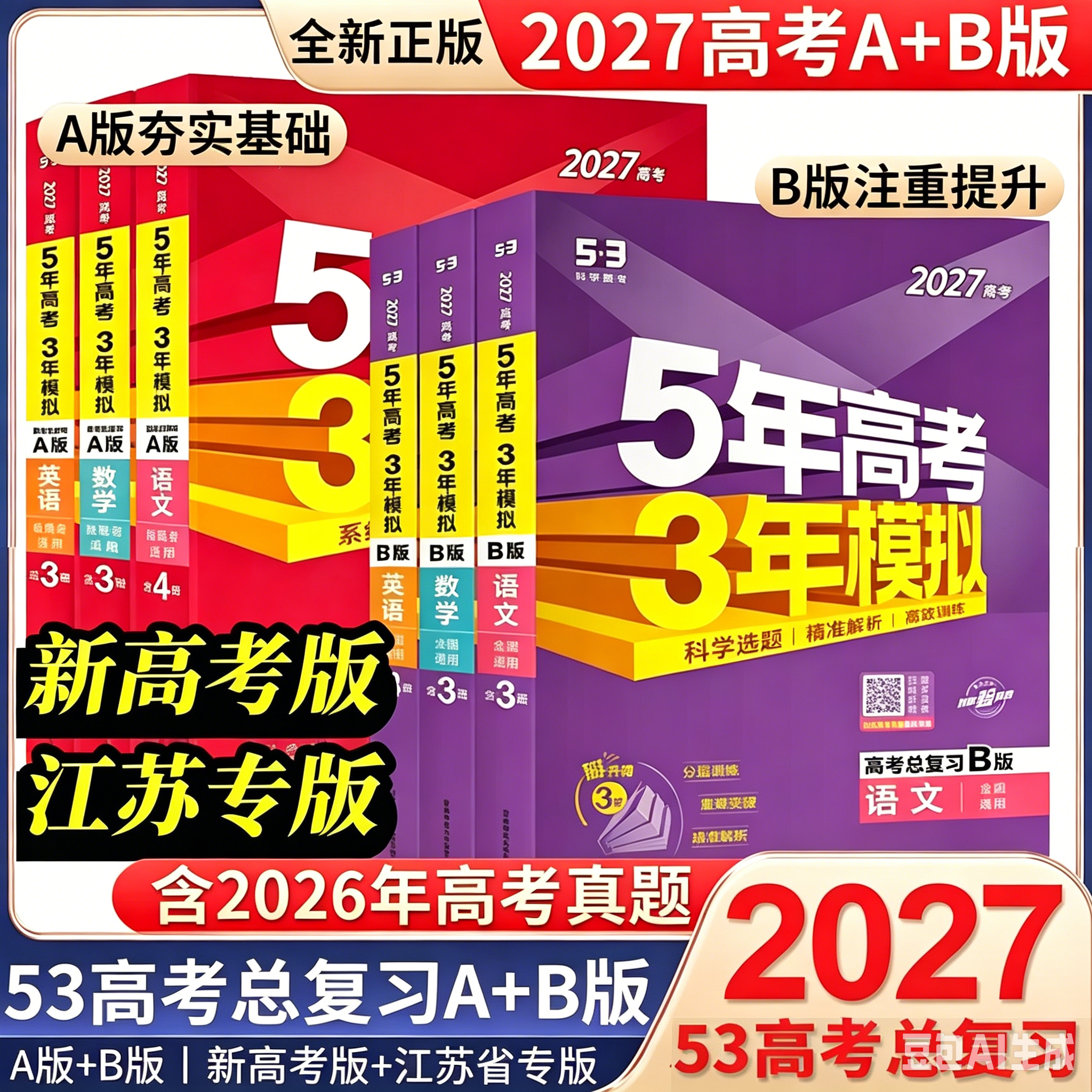 五年高考三年模拟AB版江苏专用