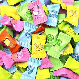 小可奥拉水果多口味无糖维C含片压片薄荷糖果500g约450颗休闲零食