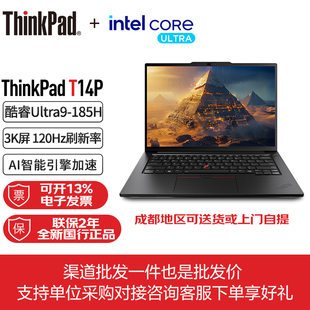 启Ultar9 联想ThinkPad AI元 Gen2 工程师商务办公笔记本电脑 T14p