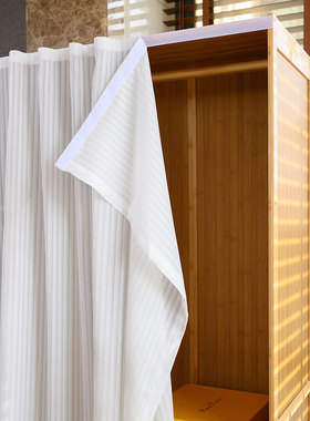 无门柜子遮挡帘魔术贴柜门防尘衣柜遮丑帘子杂物书柜橱柜门帘纱帘