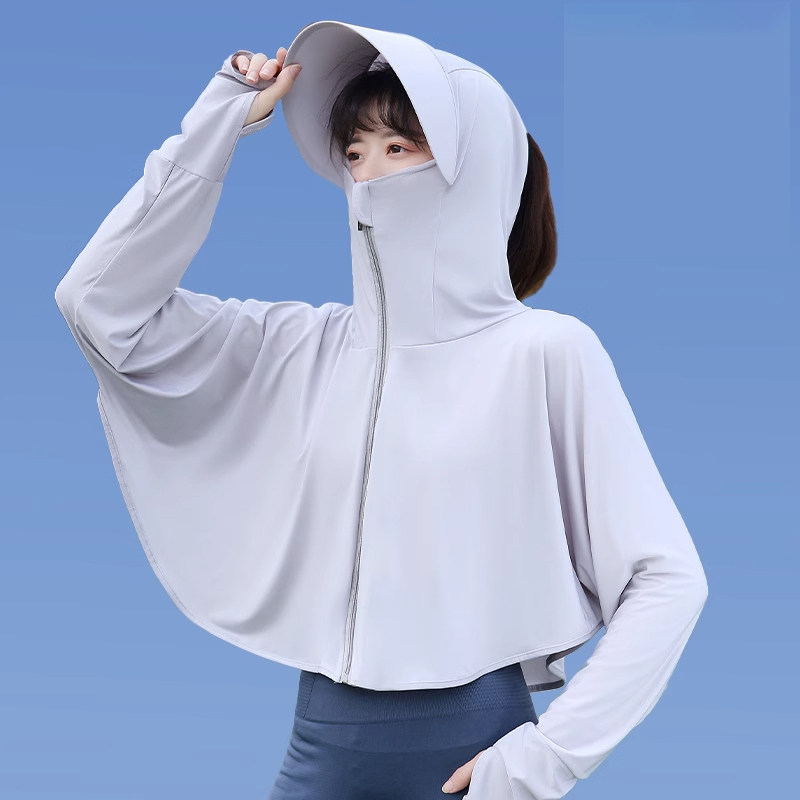 防晒帽女夏季防紫外线电动车太阳帽遮阳帽子骑行防晒遮脸神器面罩