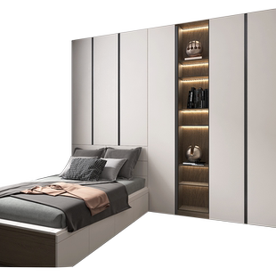 拉迷全屋定制整体衣柜收纳柜子简约现代家用卧室衣柜定做家具衣橱