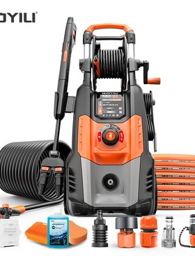 亿力YILI 220V高压洗车机家用 洗车水枪 高压水枪 YLQ6200C-160C