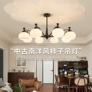 2025新款 主灯中古风吊灯客厅灯主灯复古书房餐厅灯房间卧室灯具
